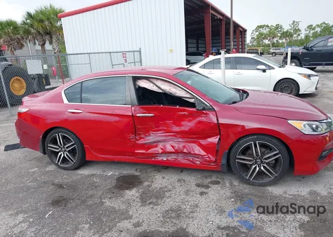 2016 Honda Accord Sport from USA, damaged, VIN 1HGCR2F69GA069009